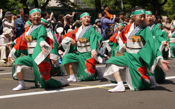 第25回YOSAKOIソーラン祭りより「新琴似天舞龍神」