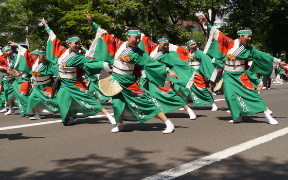 第25回YOSAKOIソーラン祭りより「新琴似天舞龍神」