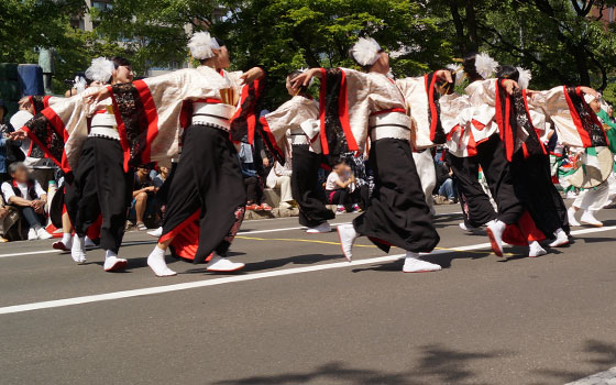 第25回YOSAKOIソーラン祭りより「新琴似天舞龍神」