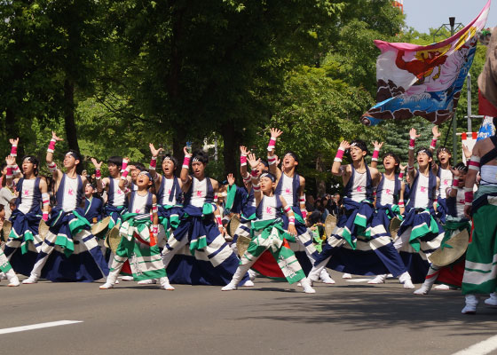 第25回YOSAKOIソーラン祭りより「新琴似天舞龍神」