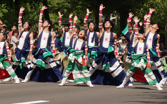 第25回YOSAKOIソーラン祭りより「新琴似天舞龍神」