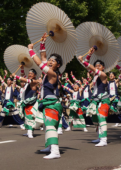 第25回YOSAKOIソーラン祭りより「新琴似天舞龍神」