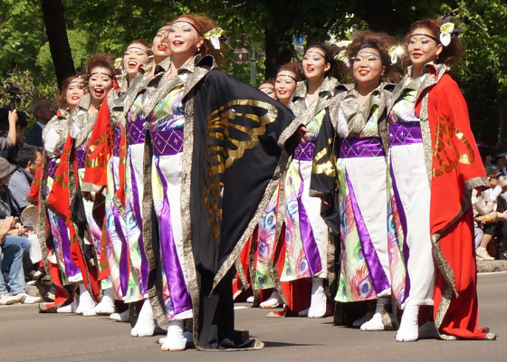 第25回YOSAKOIソーラン祭りより「旭川北の大地」