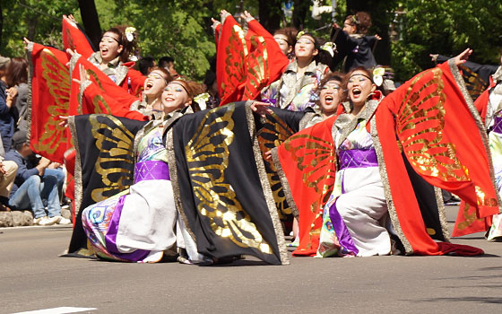 第25回YOSAKOIソーラン祭りより「旭川北の大地」