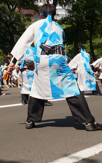 第25回YOSAKOIソーラン祭りより「ヤーレンソーラン積丹町＆香美市」