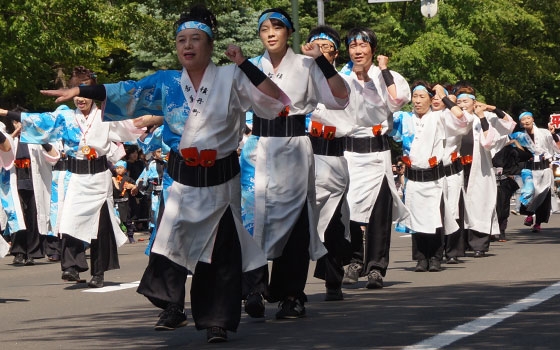 第25回YOSAKOIソーラン祭りより「ヤーレンソーラン積丹町＆香美市」