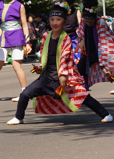 第25回YOSAKOIソーラン祭りより「平岸天神ジュニア」