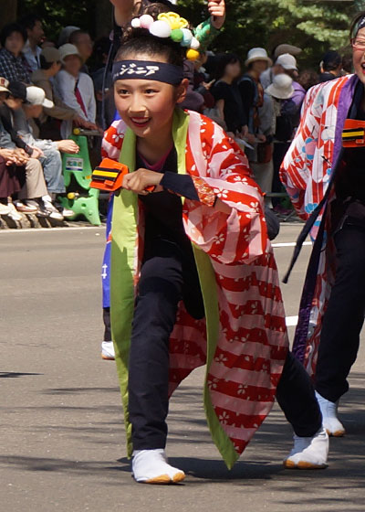 第25回YOSAKOIソーラン祭りより「平岸天神ジュニア」