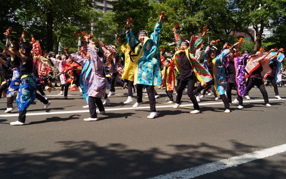 第25回YOSAKOIソーラン祭りより「平岸天神ジュニア」