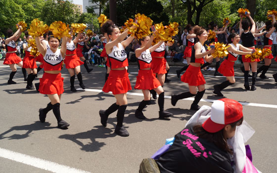 第25回YOSAKOIソーラン祭りより「コンサフリーク〜北海道武蔵女子短期大学〜」