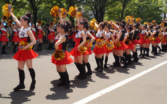 第25回YOSAKOIソーラン祭りより「コンサフリーク〜北海道武蔵女子短期大学〜」