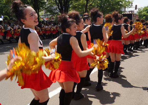 第25回YOSAKOIソーラン祭りより「コンサフリーク〜北海道武蔵女子短期大学〜」