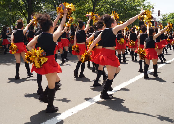 第25回YOSAKOIソーラン祭りより「コンサフリーク〜北海道武蔵女子短期大学〜」