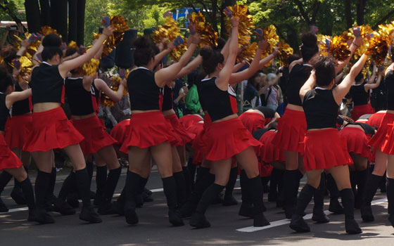 第25回YOSAKOIソーラン祭りより「コンサフリーク〜北海道武蔵女子短期大学〜」