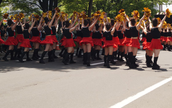 第25回YOSAKOIソーラン祭りより「コンサフリーク〜北海道武蔵女子短期大学〜」