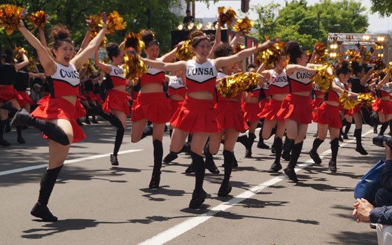 第25回YOSAKOIソーラン祭りより「コンサフリーク〜北海道武蔵女子短期大学〜」