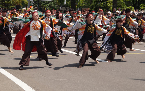 第25回YOSAKOIソーラン祭りより「北海道大学”縁”」