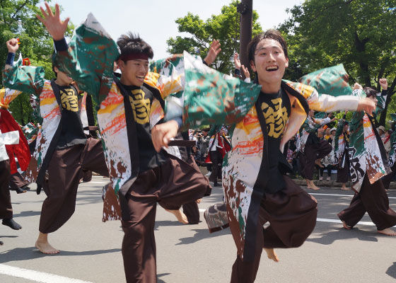 第25回YOSAKOIソーラン祭りより「北海道大学”縁”」