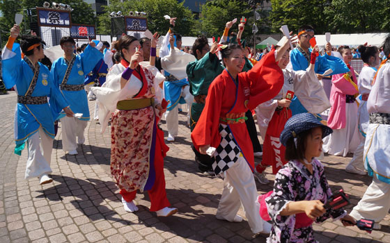 第25回YOSAKOIソーラン祭りより「ワオドリスクエア会場（RHK e・ga・o）」