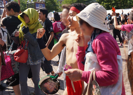 第25回YOSAKOIソーラン祭りより「ワオドリスクエア会場（北海道大学”縁”）」