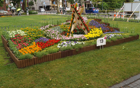 花フェスタ2016札幌より「大通花壇コンクール」