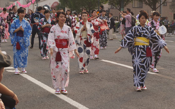 第50回おたる潮まつりより「潮ねりこみ」