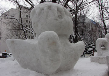 第60回さっぽろ雪まつりより「ポニョ」2 第60回さっぽろ雪まつりより「ポニョ」2