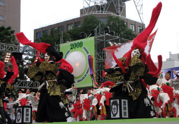 「第18回YOSAKOIソーラン祭り」大通西8丁目ステージ（REDA舞神楽）
