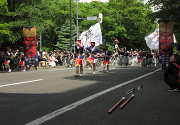 第21回YOSAKOIソーラン祭りより「郷人」 第21回YOSAKOIソーラン祭りより「郷人」