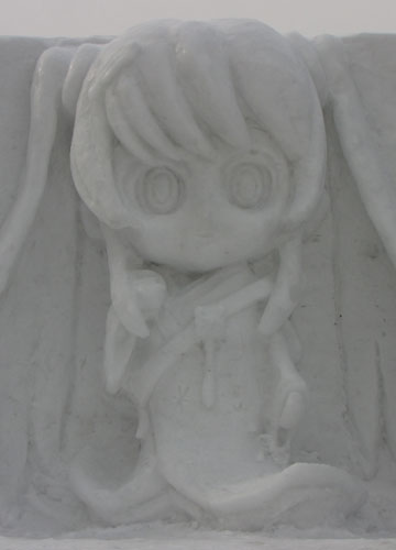 特集記事『2013年「第64回さっぽろ雪まつり」キャラクター系写真集』より「SNOW MIKU 2013」