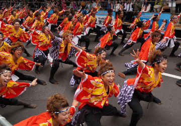 第23回YOSAKOIソーラン祭りより「関学よさこい連 炎流」 第23回YOSAKOIソーラン祭りより「関学よさこい連 炎流」