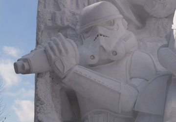 第66回さっぽろ雪まつりより「スターウォーズ(ストーム・トルーパー)」 第66回さっぽろ雪まつりより「スターウォーズ(ストーム・トルーパー)」