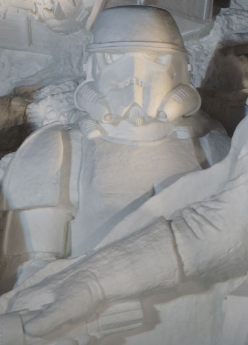 第66回さっぽろ雪まつりより「スターウォーズ(ストーム・トルーパー)」 第66回さっぽろ雪まつりより「スターウォーズ(ストーム・トルーパー)」