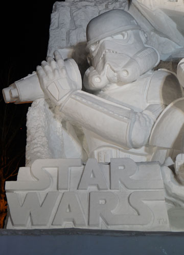 第66回さっぽろ雪まつりより「スターウォーズ(ストーム・トルーパー)」 第66回さっぽろ雪まつりより「スターウォーズ(ストーム・トルーパー)」