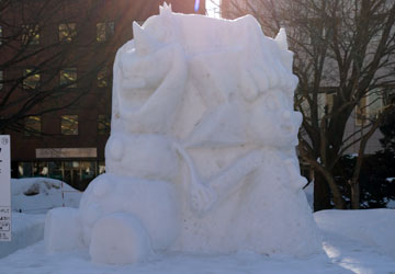 第66回さっぽろ雪まつりより「アナと雪の女王」 第66回さっぽろ雪まつりより「アナと雪の女王」