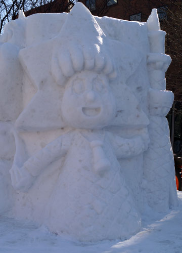 第66回さっぽろ雪まつりより「アナと雪の女王」 第66回さっぽろ雪まつりより「アナと雪の女王」