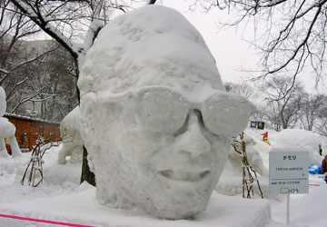 2007年さっぽろ雪まつり「タモリ（大通会場）」2