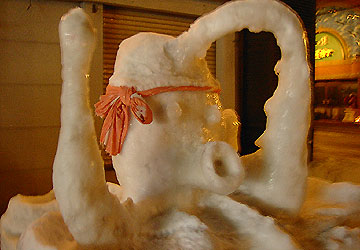 2007年小樽雪あかりの路「北一ガラスの『置くとパス』」（その他の会場）