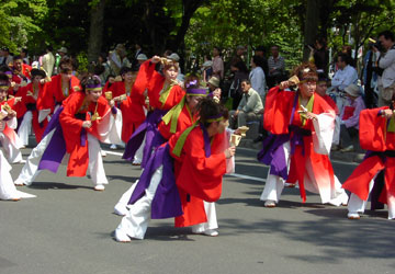 2007年YOSAKOIソーラン祭り・大通パレードより「最北烈風隊」