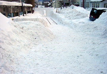 「第10回小樽雪あかりの路」開催数日前の様子 17