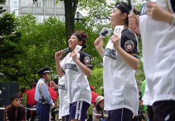「第17回YOSAKOIソーラン祭り」大通パレードより 5 「第17回YOSAKOIソーラン祭り」大通パレードより 5
