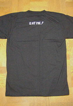 パックマン「EAT ME！」Tシャツ（裏）1