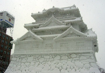 2007年さっぽろ雪まつり「国宝 彦根城」