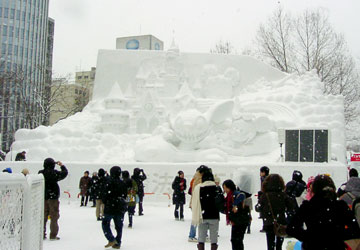 2007年さっぽろ雪まつり「スティッチ＆フレンズ（大通会場）」1