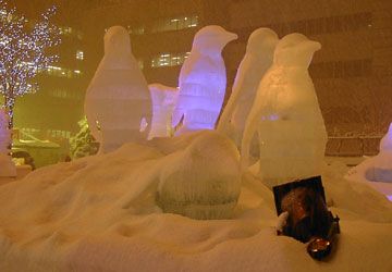 2007年さっぽろ雪まつり「道新氷の広場の氷像」3