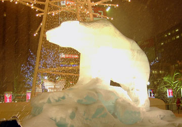 2007年さっぽろ雪まつり「道新氷の広場の氷像」5