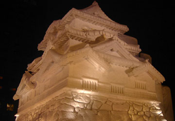 2007年さっぽろ雪まつり「国宝 彦根城」1