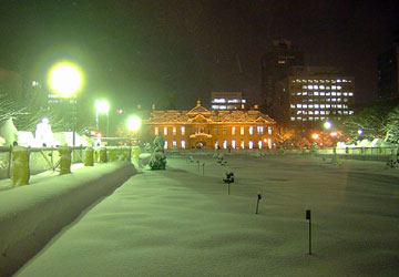 2007年さっぽろ雪まつり「さっぽろ資料館前の市民の広場（12丁目）より」3