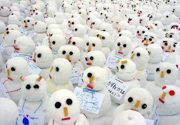 2007年さっぽろ雪まつり「ラヴだるま」3 2007年さっぽろ雪まつり「ラヴだるま」3
