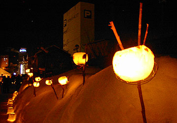 2007年小樽雪あかりの路（手宮線会場）2